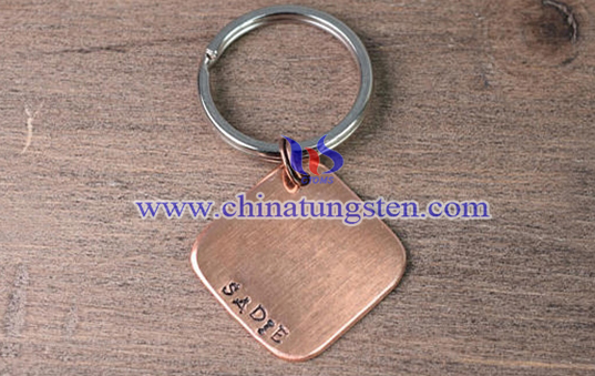 square tungsten dog ID tag image