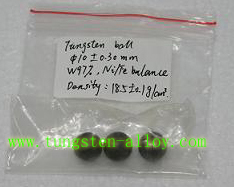 tungsten alloy spheres