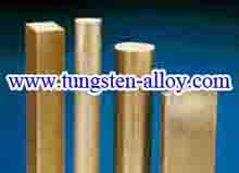 tungstène barre de copperalloy