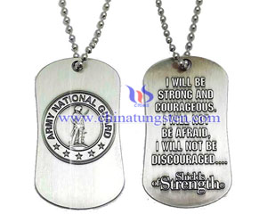 tungsten military god tag image